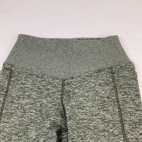 Victorias Secret Pink Cozy High Rise Leggings Green Pull On Side Pockets Size XS - Picture 4 of 12